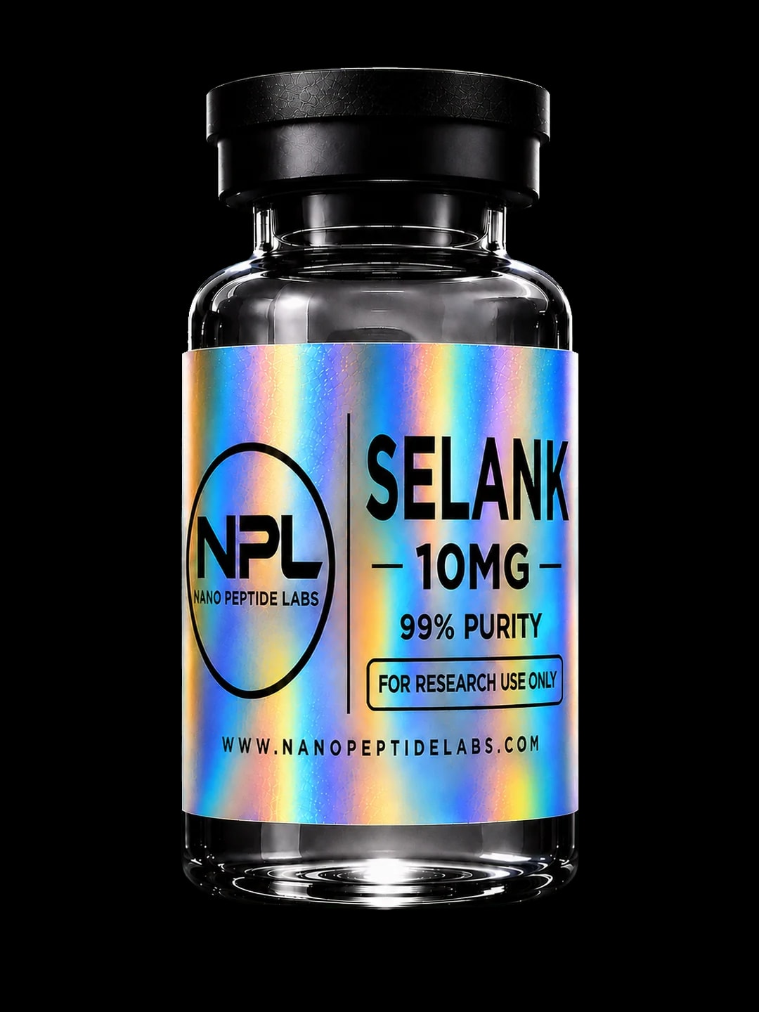 Lyophilised Selank 10 mg vial